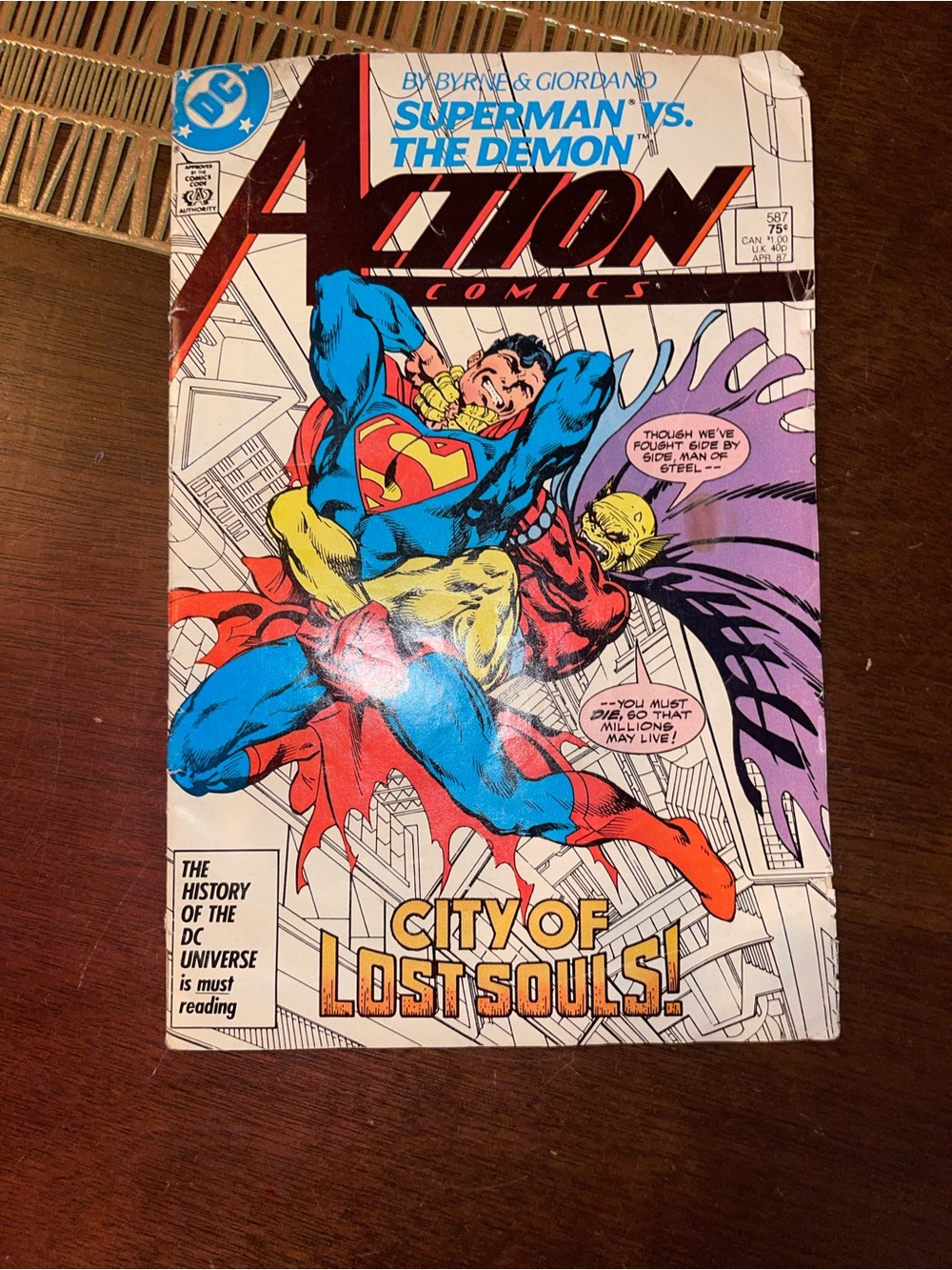 ***DC Comics Superman vs The Demon April 1987 vintage comic book! ****